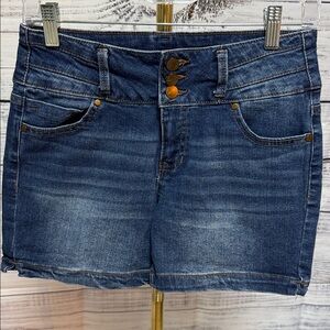 d. jeans Dark Blue Jean Shorts